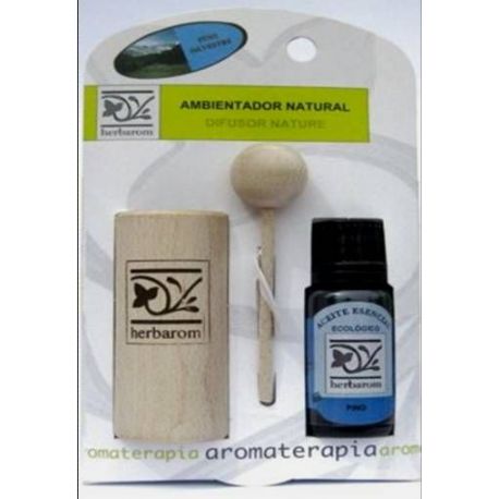 Difusor Nature + Aceite Es Pino BIO 10ml -HERBARO