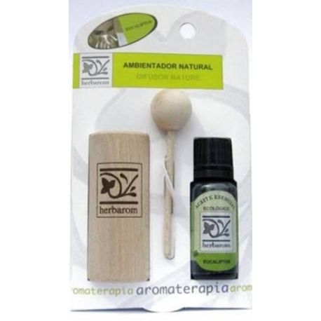 Difusor Nature+Aceite Es, Eucalipto BIO 10ml-HERBA