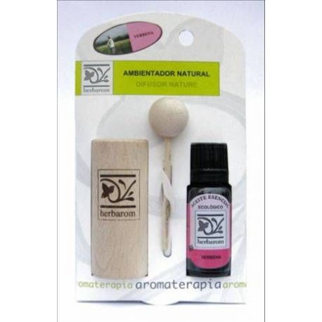 Difusor Nature + Aceite Es, Verbena BIO 10ml -HERB