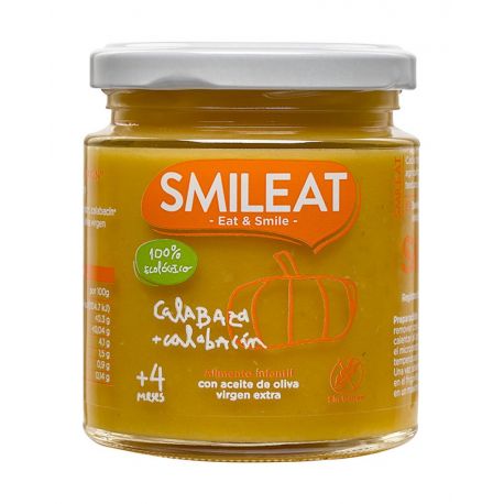 Potito de Calabaza-Calabacin BIO 230gr SMILIAT