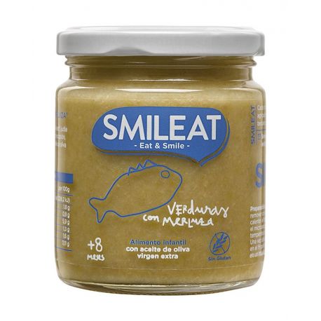 Potito de Merluza-verduras BIO 230gr SMILIAT