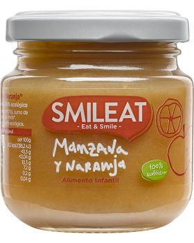 Potito de Manzana y Naranja BIO 130gr-SMILEAT