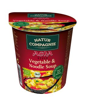 Vaso Instan Asia pasta y Verduras BIO 50 gr