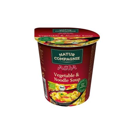 Vaso Instan Asia verduras+pasta BIO 50gr NATURCOMP
