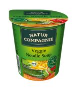 Vaso Instan sopa verduras con tallarines BIO 50 gr