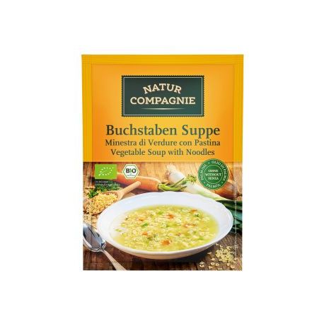Sopa Sobre Juliana y pasta BIO 50 gr NATURCOMPANI