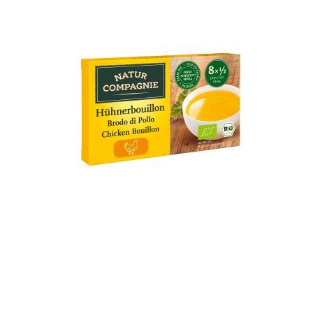 Caldo en Pastillas de Pollo 88gr BIO Natur compagn