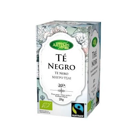 T&eacute; Negro , FILTROS 20 uni. BIO ARTEMIS