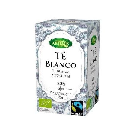 T&eacute; Blanco , FILTROS 20 uni. BIO ARTEMIS