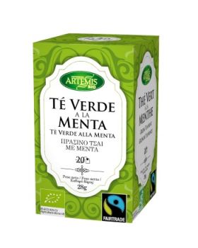 Té Verde con Menta FILTROS 20 uni. BIO