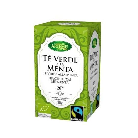 T&eacute; Verde con Menta + FILTROS 20 uni. BIO ARTEMIS