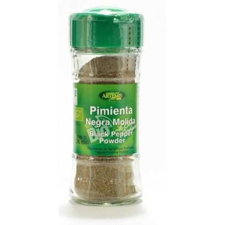 Pimienta negra molida ESPECIE 38 gr. BIO ARTEMIS