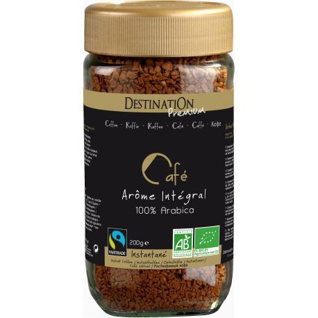 Caf&eacute; Instantaneo Arabica BIO 100gr-DESTINATION