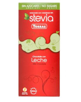 Chocolate STEVIA con leche 100gr