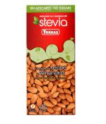 Chocolate STEVIA leche + almendras 125 gr.