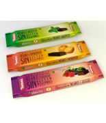 Chocolatinas STEVIA negro con Frutas del Bosque 35grs .