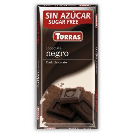 Chocolate Negro 75grs. s/a, sin gluten-TORRAS.