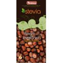 Chocolate STEVIA negro + avellana 125grs .