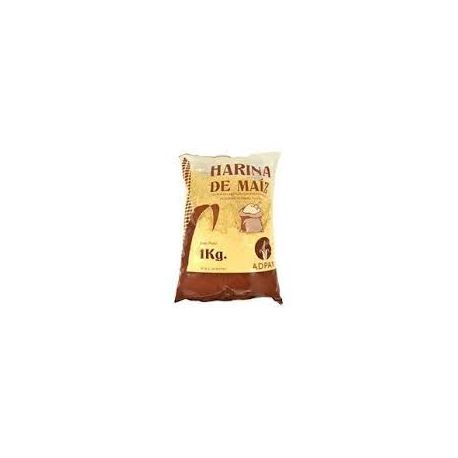 Harina ma&iacute;z ADPAN (molida a piedra) SIN GLUTEN 1kg