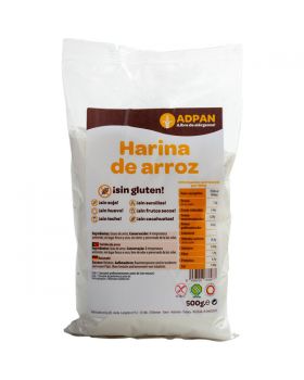 Harina de arroz 500gr Adpan