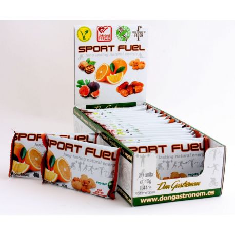Barrita frutas Naranja+Almendra 40gr-FRUIT FUSION