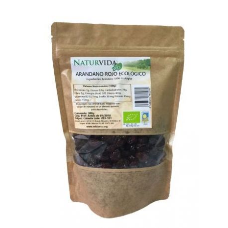 Arandano rojo 500gr BIO S/A Calidad Extra NATURVID