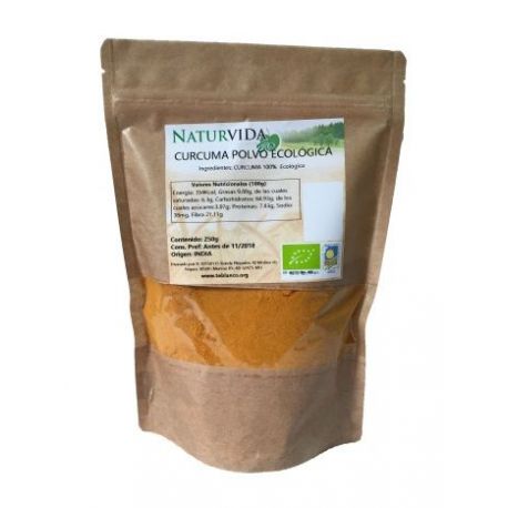 C&uacute;rcuma Polvo BIO 200 GR - NATURVIDA