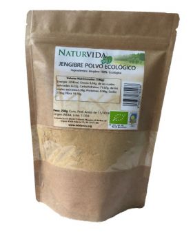 Jengibre Polvo BIO 250 GR - NATURVIDA