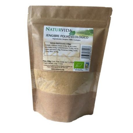 Jengibre Polvo BIO 150 GR - NATURVIDA