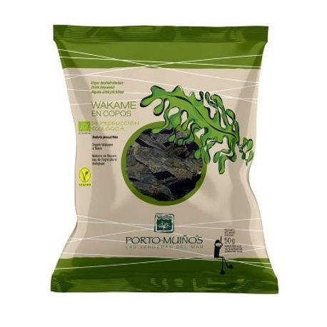 Wakame en bolsa BIO 50gr . PORTOMUI&Ntilde;OS