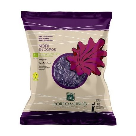 Nori en bolsa BIO 50gr . PORTOMUI&Ntilde;OS