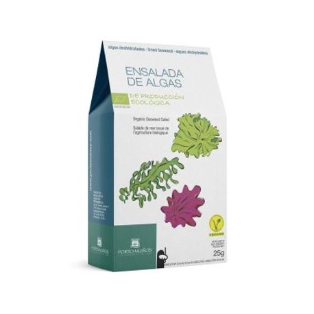 Ensalada de mar cajita BIO 25gr-PORTOMUI&Ntilde;OS