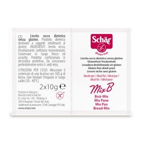 Levadura pan SCHAR 20 gr SIN GLUTEN