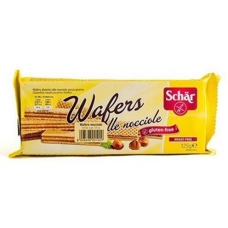 Wafer avellana SIN GLUTEN 125grs .SCHAR