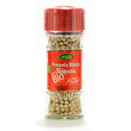 Pimienta Blanca Molinillo ESPECIE 40gr BIO-ARTEMI
