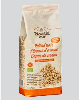 Copos SIN GLUTEN de Avena Mini Bio 475gr- BAUCHOF 475gr