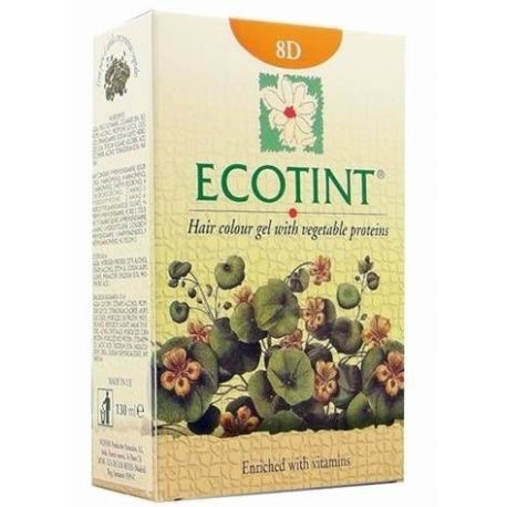 8-D Ecotint Rubio claro dorado 120 ml ECOTINT