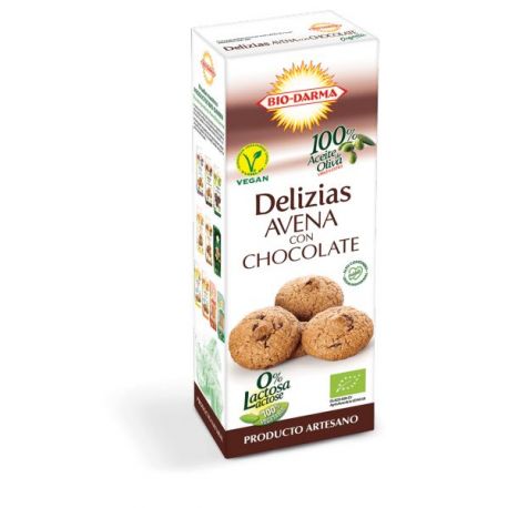Delizias Avena Chocolate BIO*V*S/Gl 125gr BIODARM