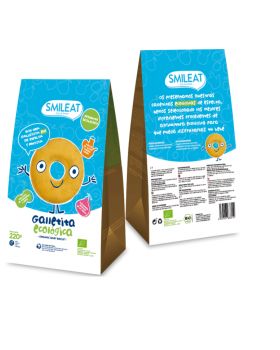 Galleta Infantil de espelta con manzana 220gr smileat