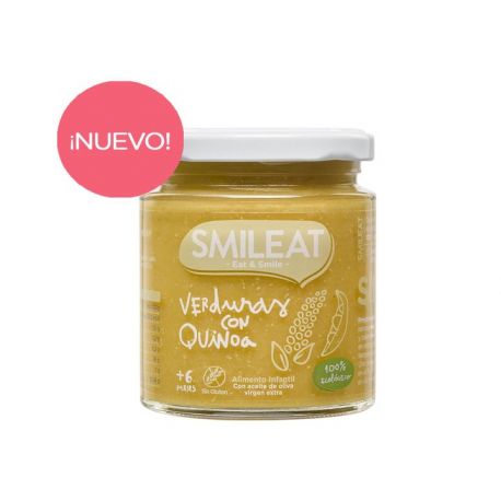 Potito de verduras + Quinoa BIO 230gr SMILEAT