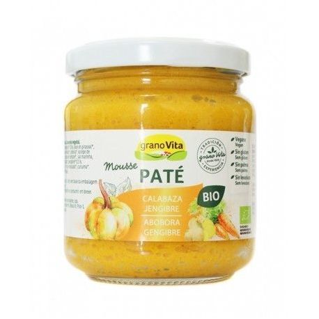 Pate mousse calabaza-jengibre BIO 175gr GRANOVITA