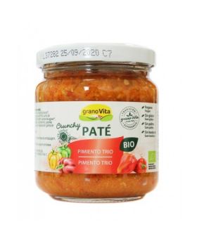 Pate mousse crunchy pimiento trio BIO 175gr GRANOVITA