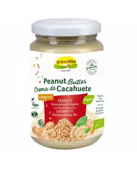 Crema BIO cacahuete crunchy 330 gr.GRANOVITA