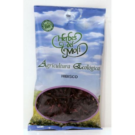 Hibisco+ Flores PLANTA 30 gr BIO Herbes del Mol