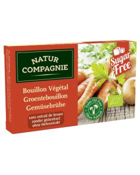 Caldo en Pastillas vegetal Sin Levadura 84gr BIO Natur compagne