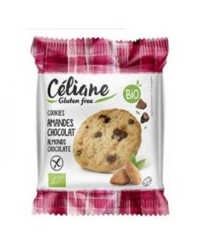 Cookies choco y almendras BIO (exp. 12 unidades 50gr )sin gluten CELIANE