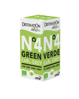 Dailytea Nº4 Te Verde con Bergamota 20 filtros BIO - DESTINATION-