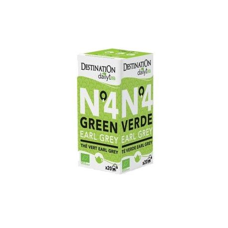 Dailytea N&ordm;4 Te Verde con Bergamota 20 filtros BIO - DESTINATION-
