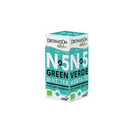 Dailytea N&ordm;5 Te Verde con Menta20 filtros BIO - DESTINATION-