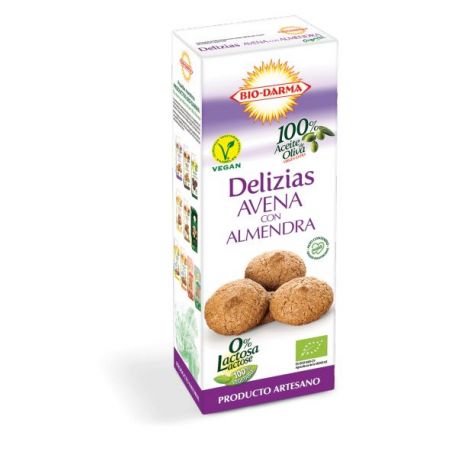 Delizias Avena Almendra BIO*V*S/Gl 125gr BIODARM